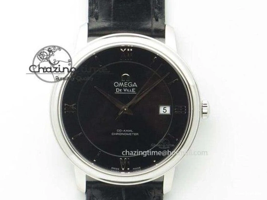 0818 FreshLook Planet Ocean 45mm GMT Blue DLC Black OMF Best Edition Blue Dial On Blue Gummy Strap A 8123